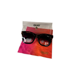 Women's Quay After Hours Tortoise Sunglasses One Size Brown Black